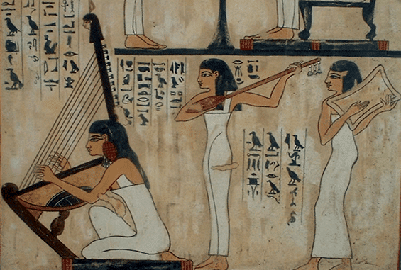 Arpa antigua en Egipto